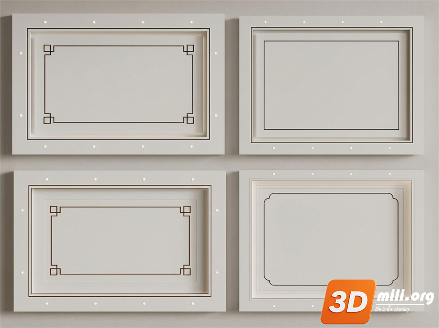 Ceiling Decoration Skp Files